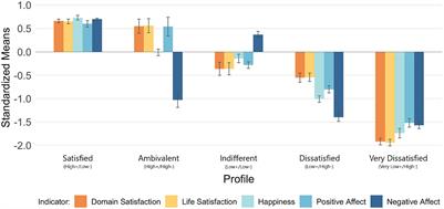 The diversity of well-being indicators: a latent profile analysis